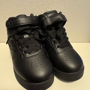 Fila Black Baby Walker Shoes